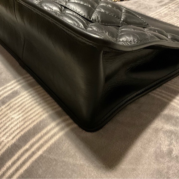 AUTH Chanel 23S Graphic Catch Cut Out Handle Small Shopping Tote Bag - Picture 9 of 9